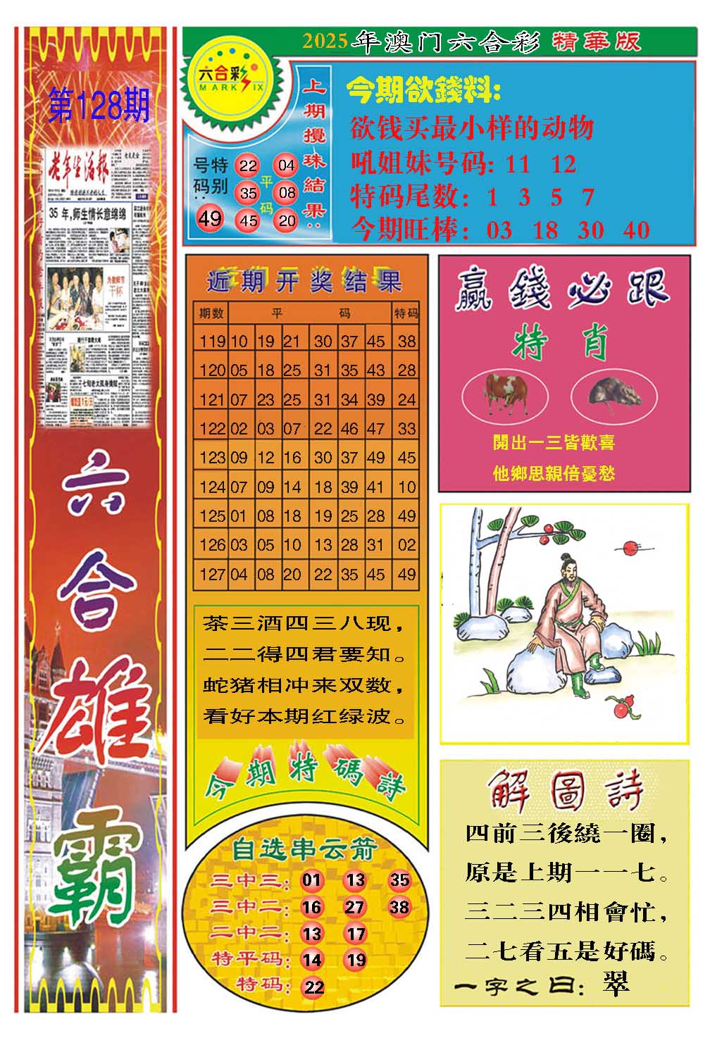 128期六合雄霸[图]
