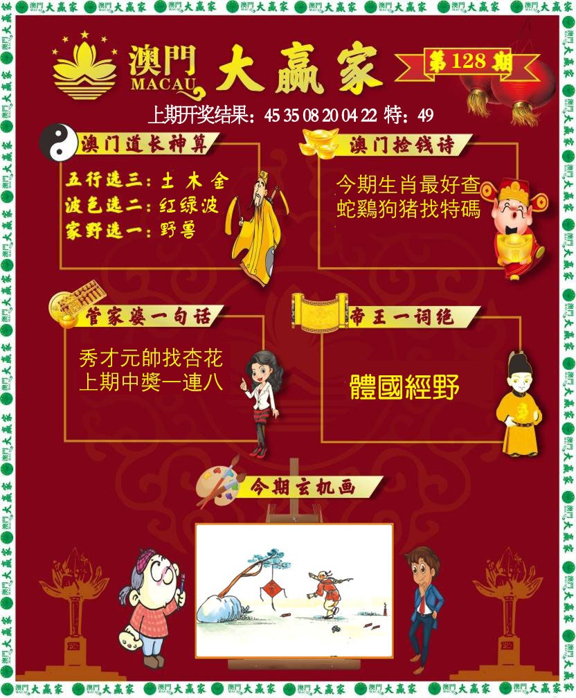 128期大赢家[图]