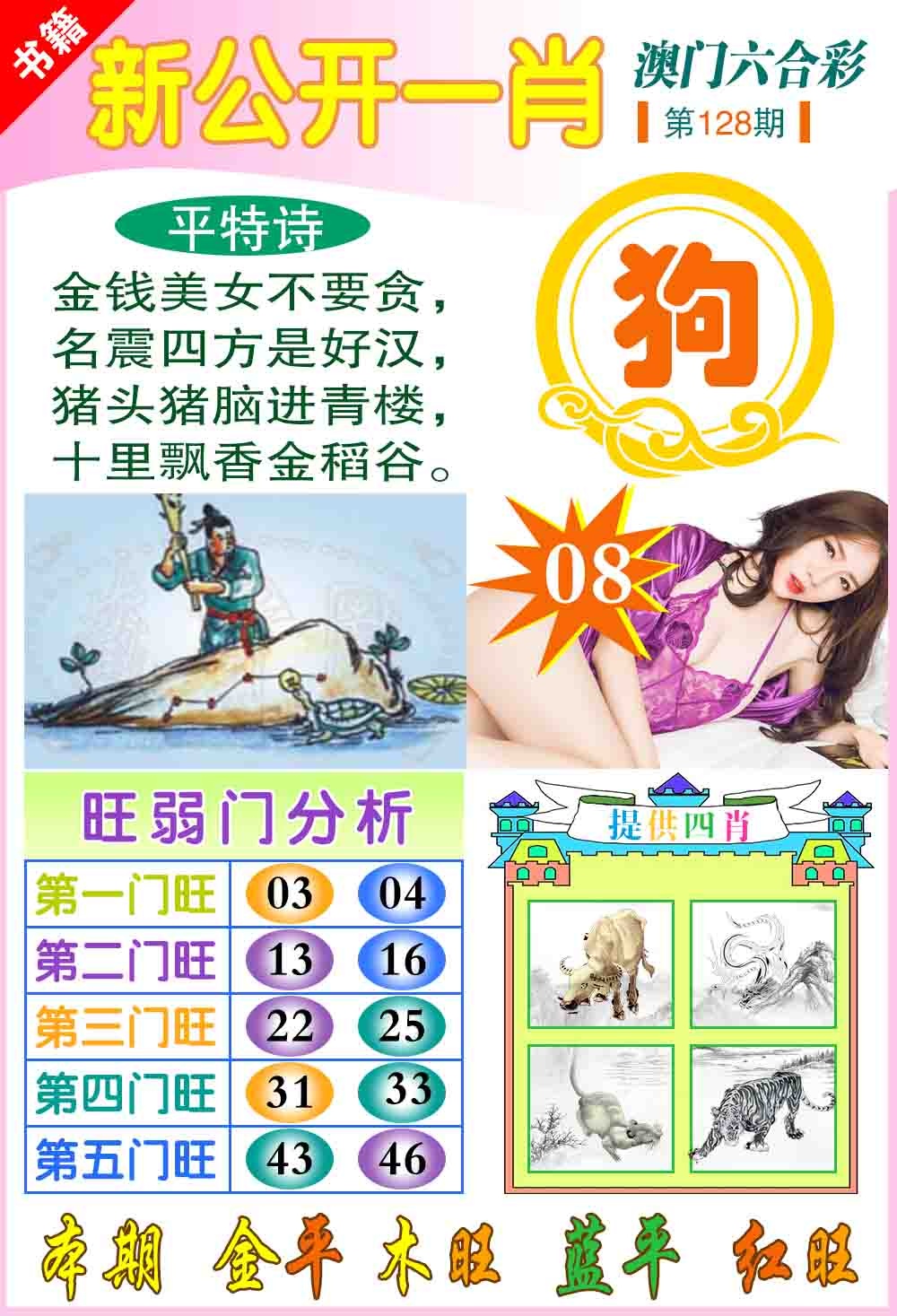 128期新公开一肖[图]