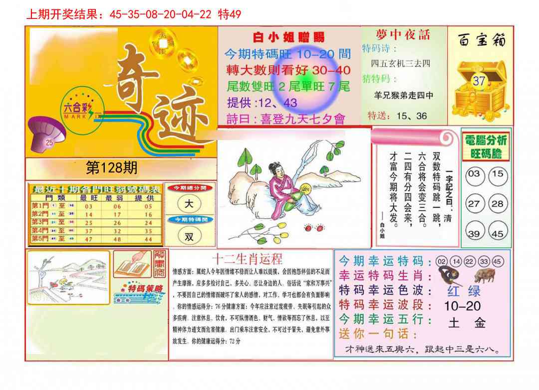 128期九龍奇迹A(推荐)[图]