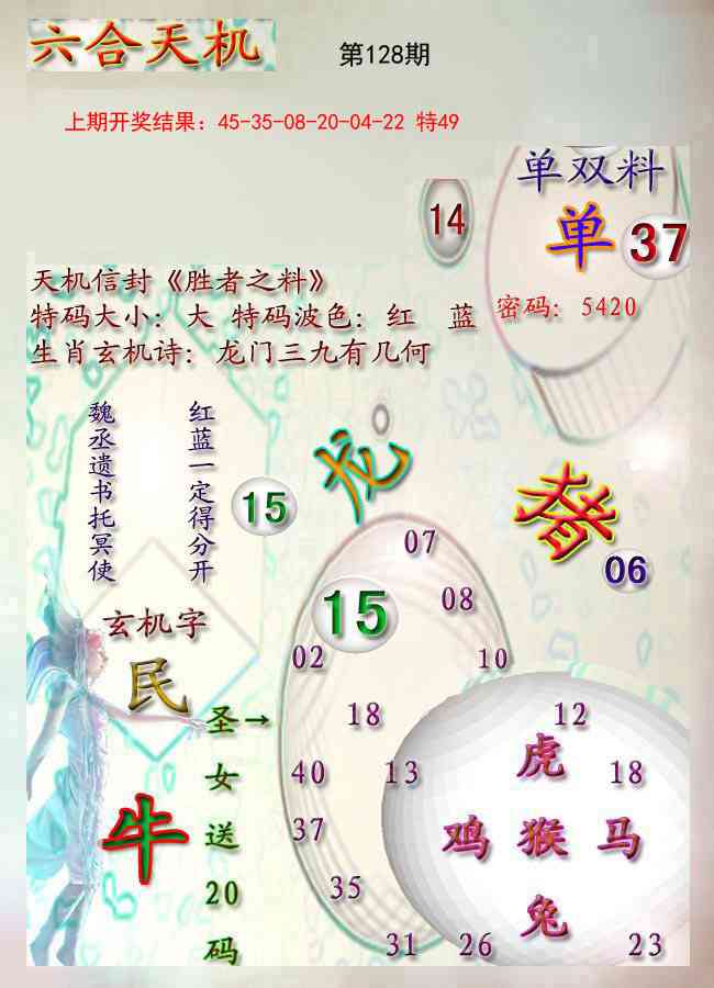 128期天机报[图]