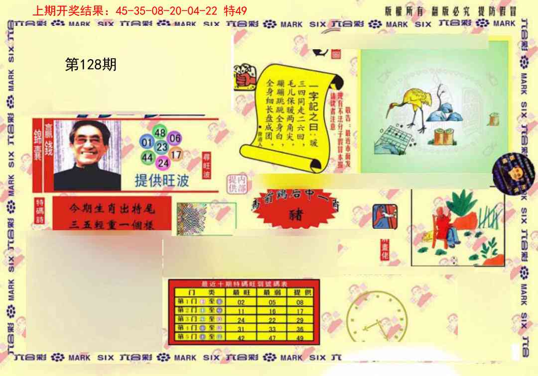 128期特码王(信封)[图]