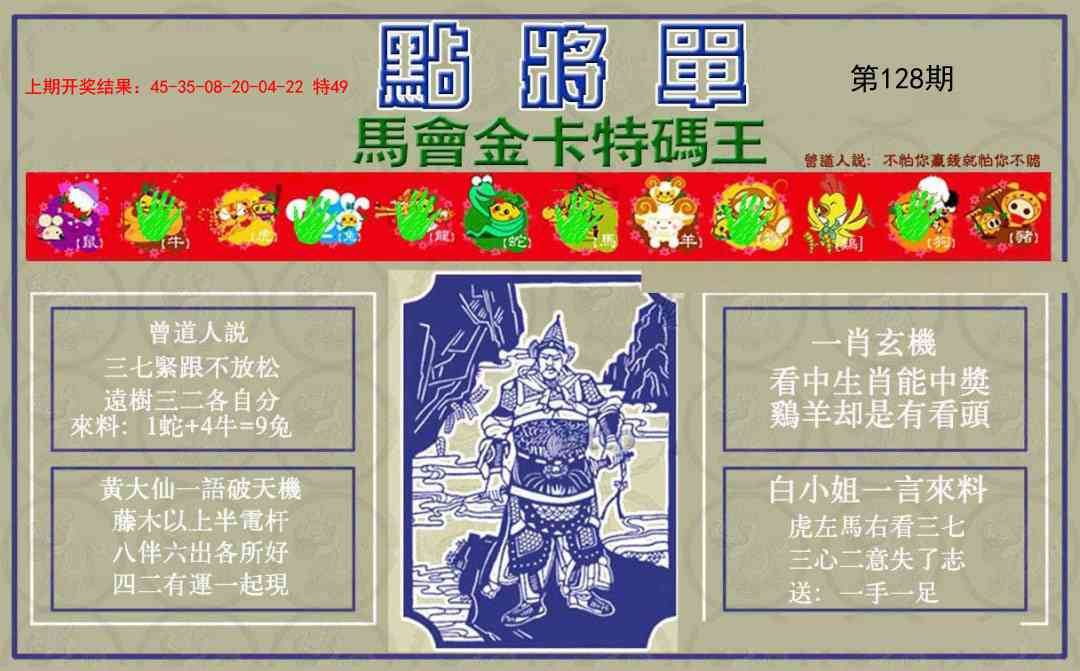 128期点将单[图]