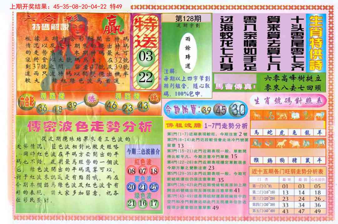 128期白小姐三点传密B[图]