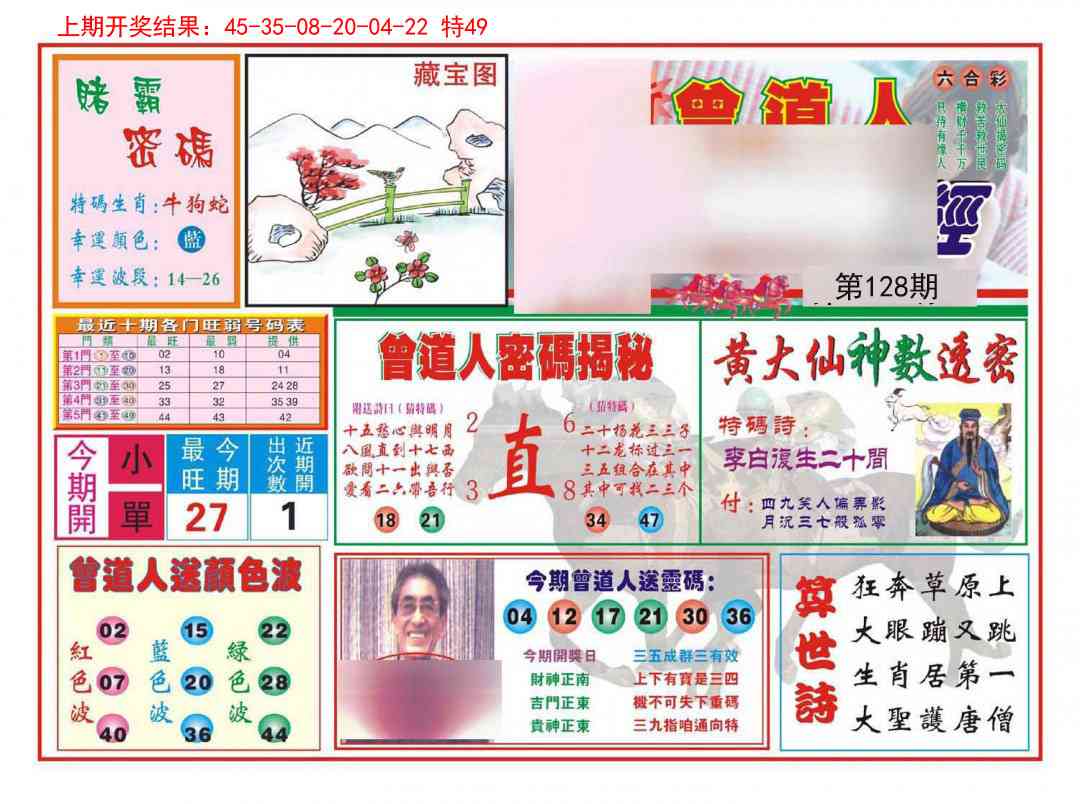 128期赢钱一经[图]