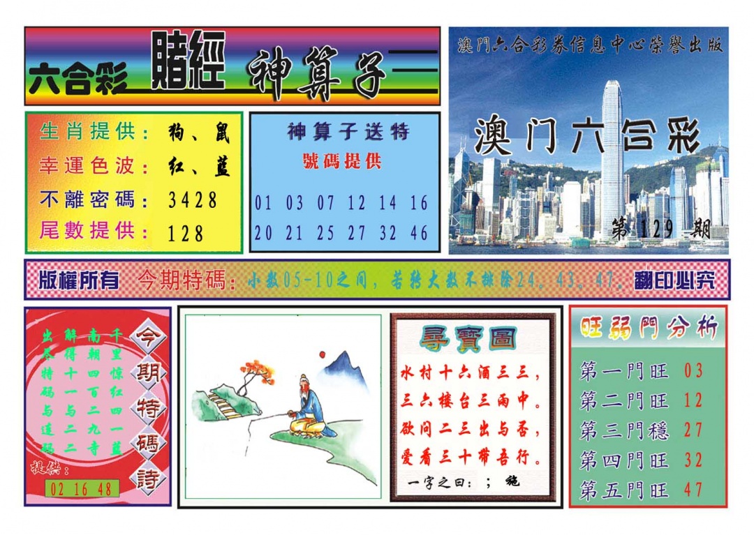 129期赌经神算[图]