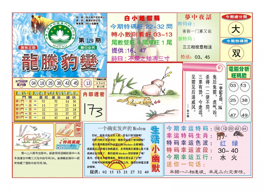 129期龙腾豹变[图]