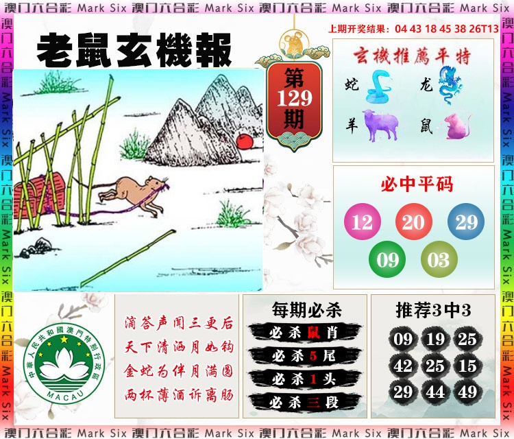 129期老鼠玄机报[图]