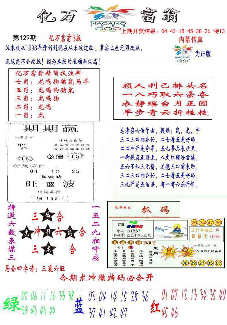 129期亿万富翁B[图]