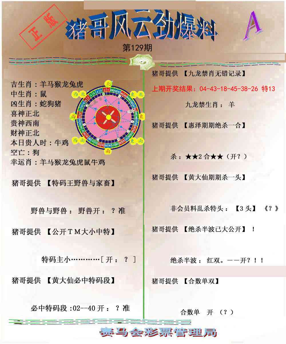 129期猪哥风云劲爆料A[图]