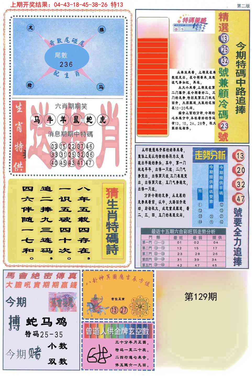 129期曾道人内幕消息B[图]