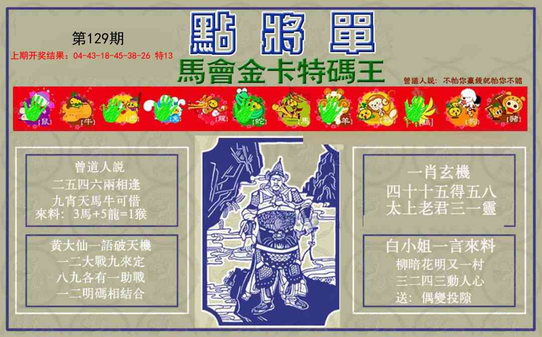 129期点将单[图]