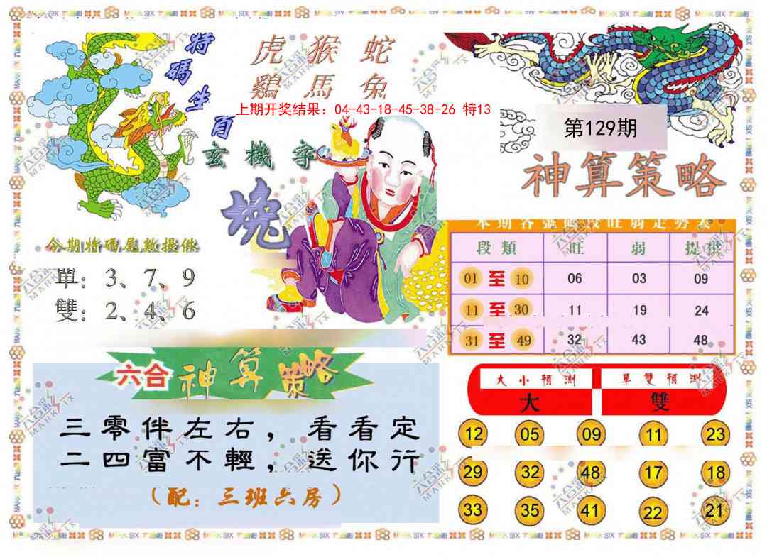 129期神算策略[图]