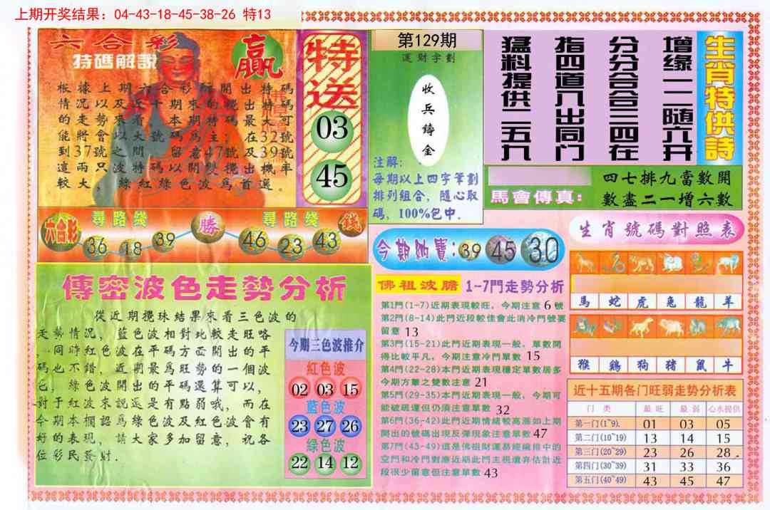 129期白小姐三点传密B[图]