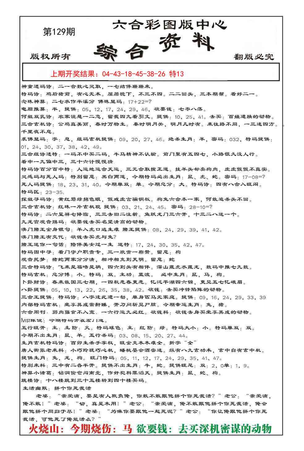 129期内部综合资料[图]