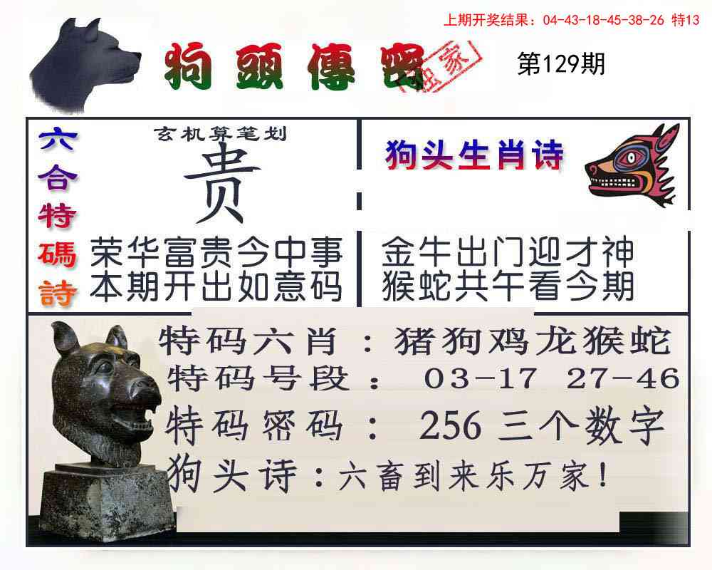 129期狗头传密[图]