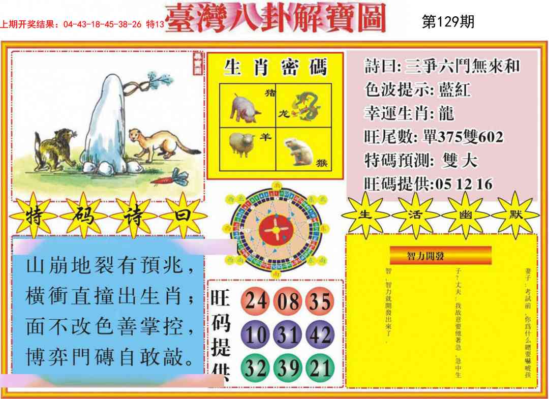 129期台湾八卦解宝图[图]