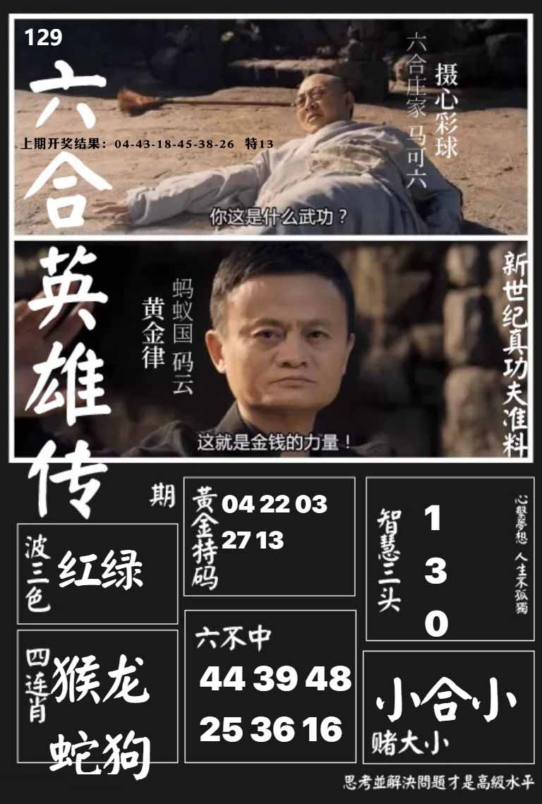 129期六合英雄传[图]