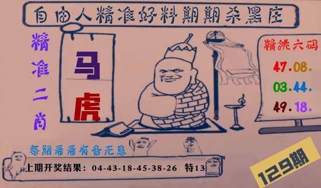 129期自由人二肖六码[图]