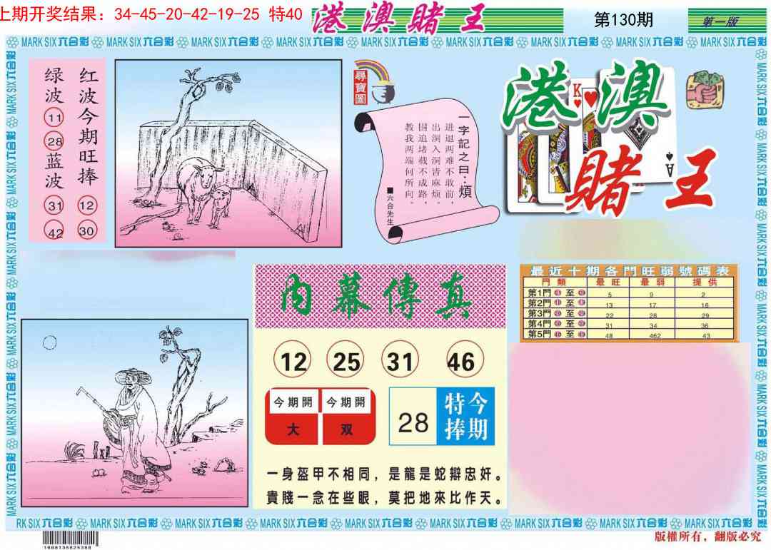 130期港澳赌王A[图]