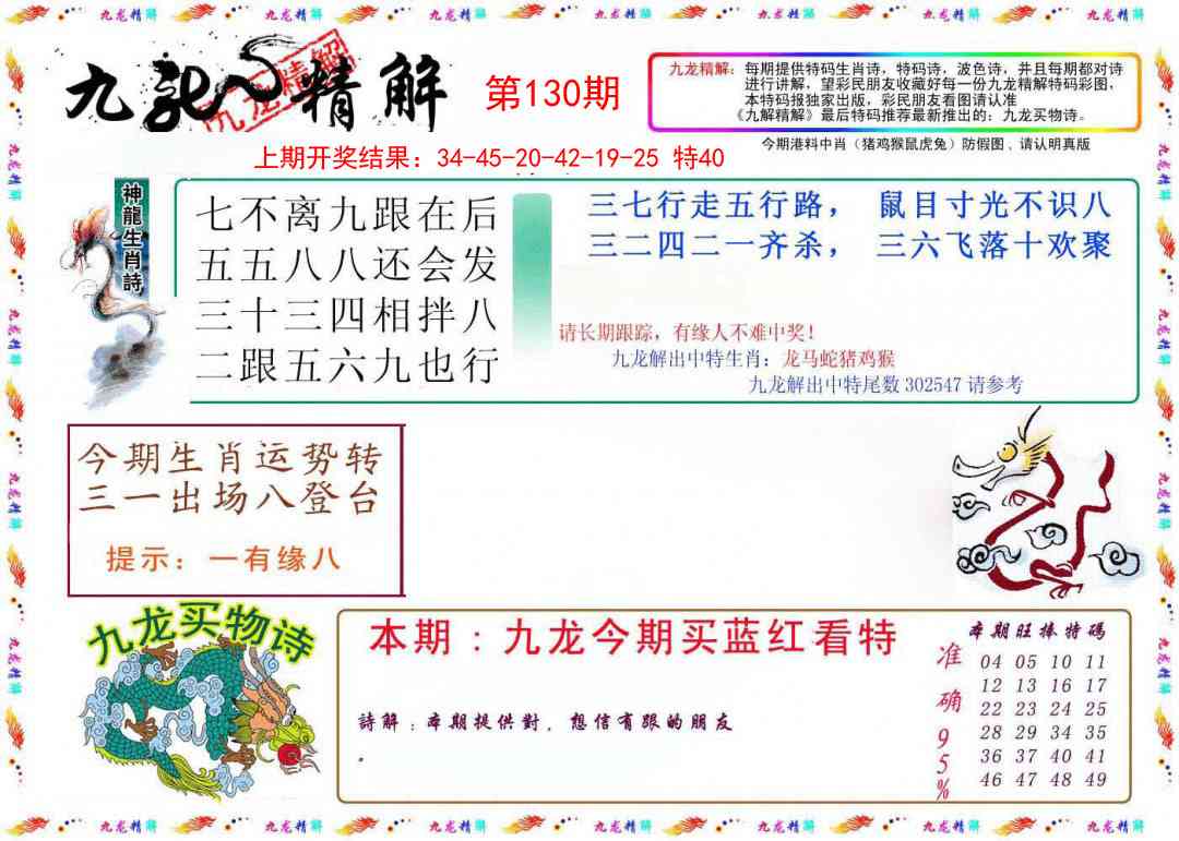 130期九龙精解[图]