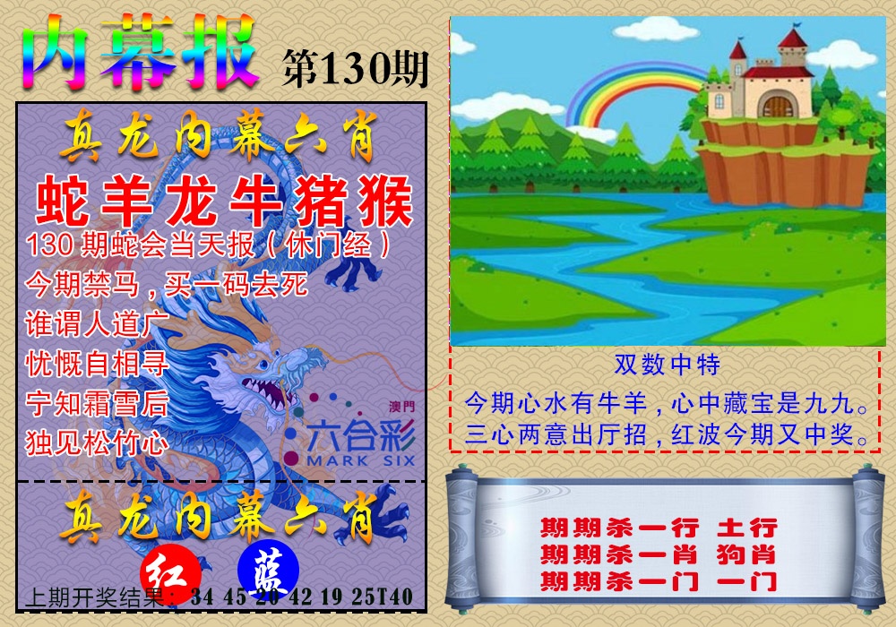 130期真龙内幕报[图]
