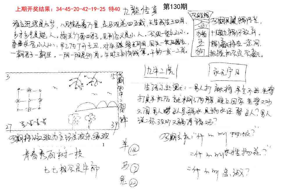 130期手写九龙内幕[图]