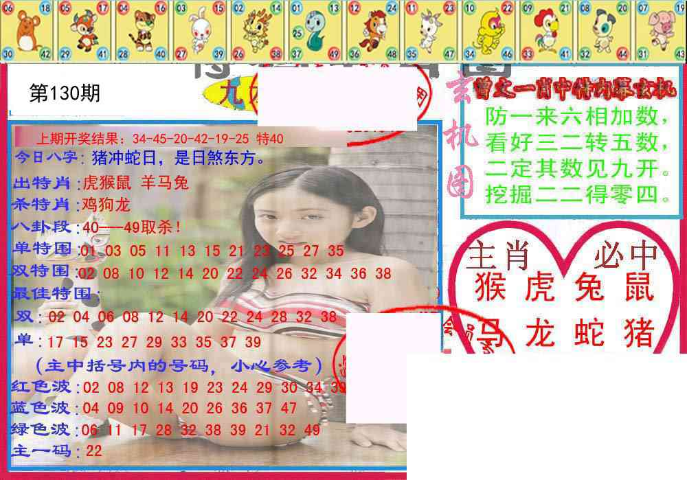 130期特码生肖图[图]