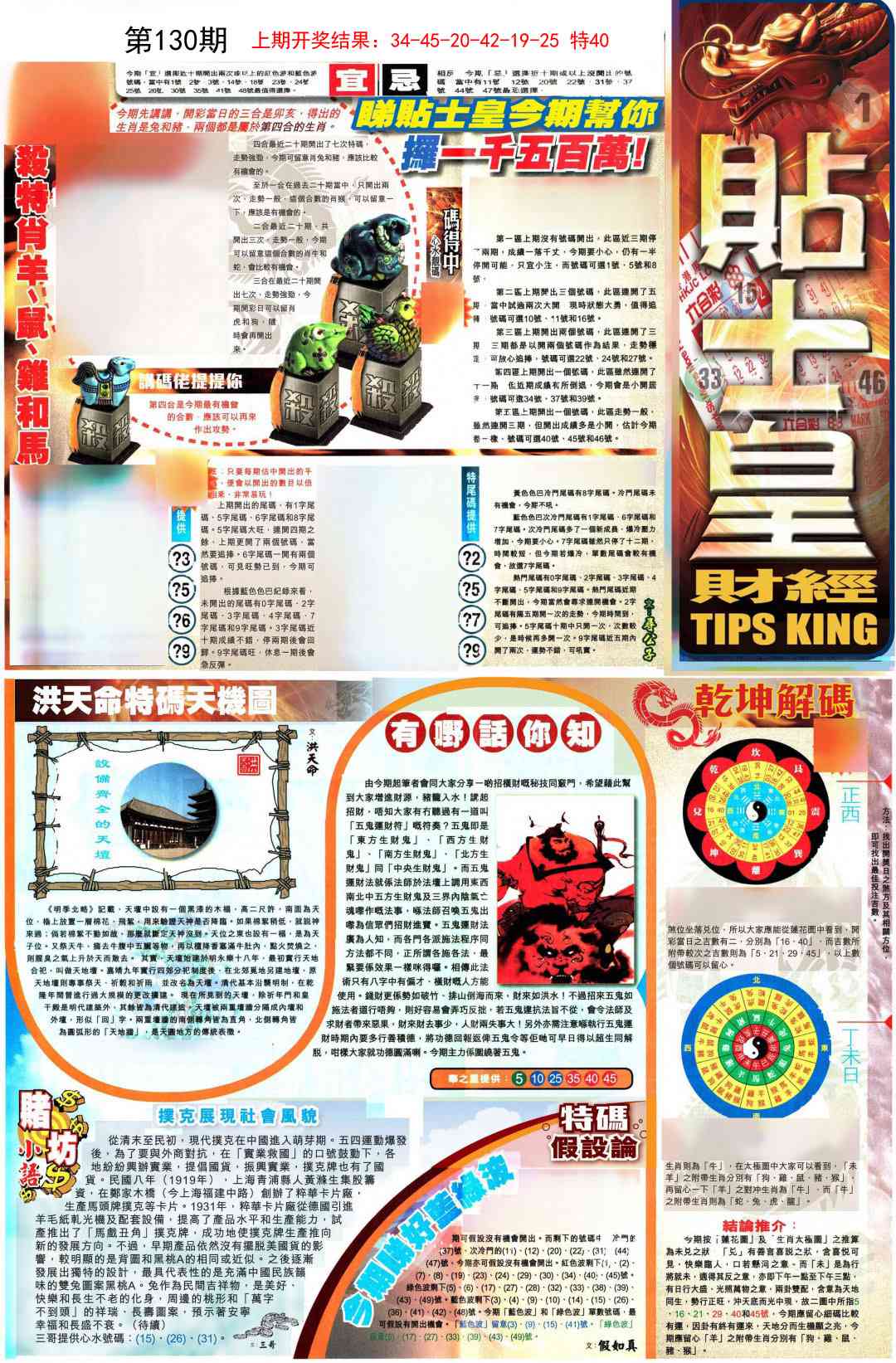 130期贴士皇A加大版[图]