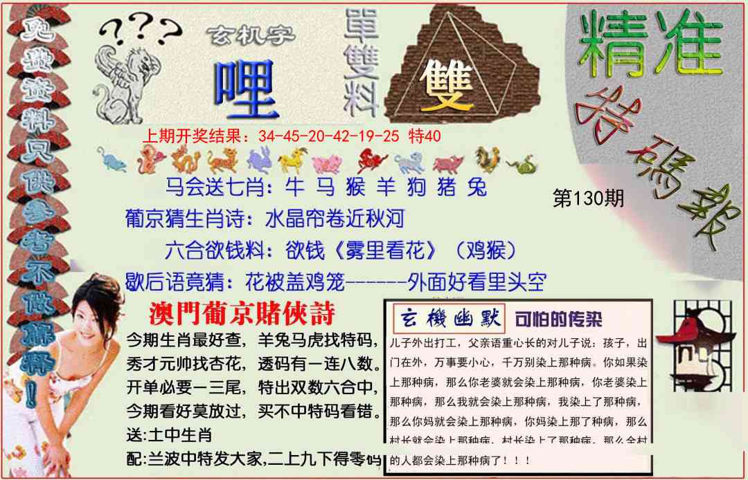 130期精准<特碼報>[图]
