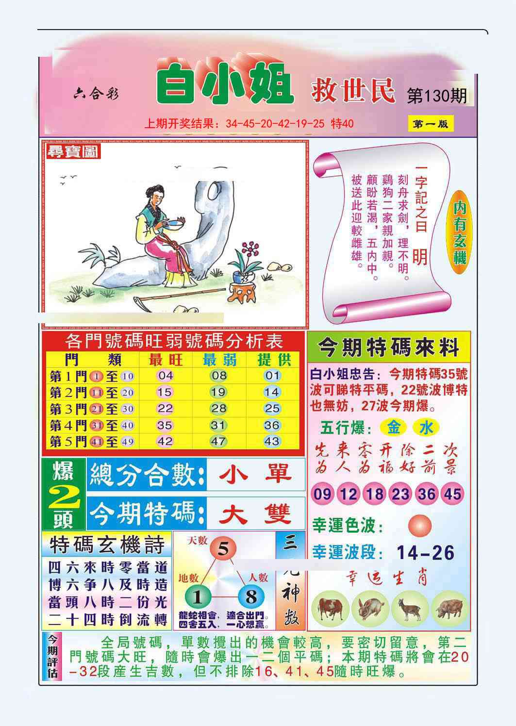 130期白小姐救世民A[图]