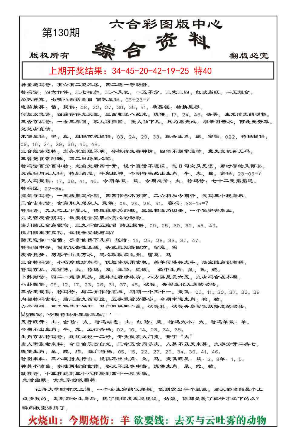 130期内部综合资料[图]