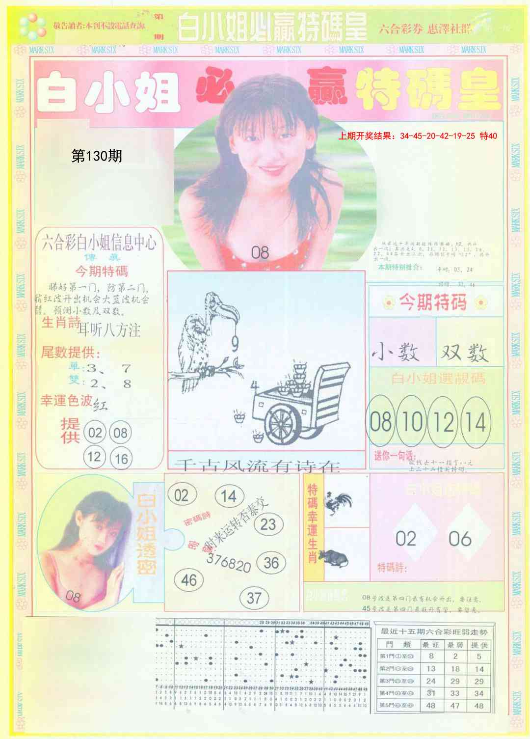 130期白小姐必赢A[图]