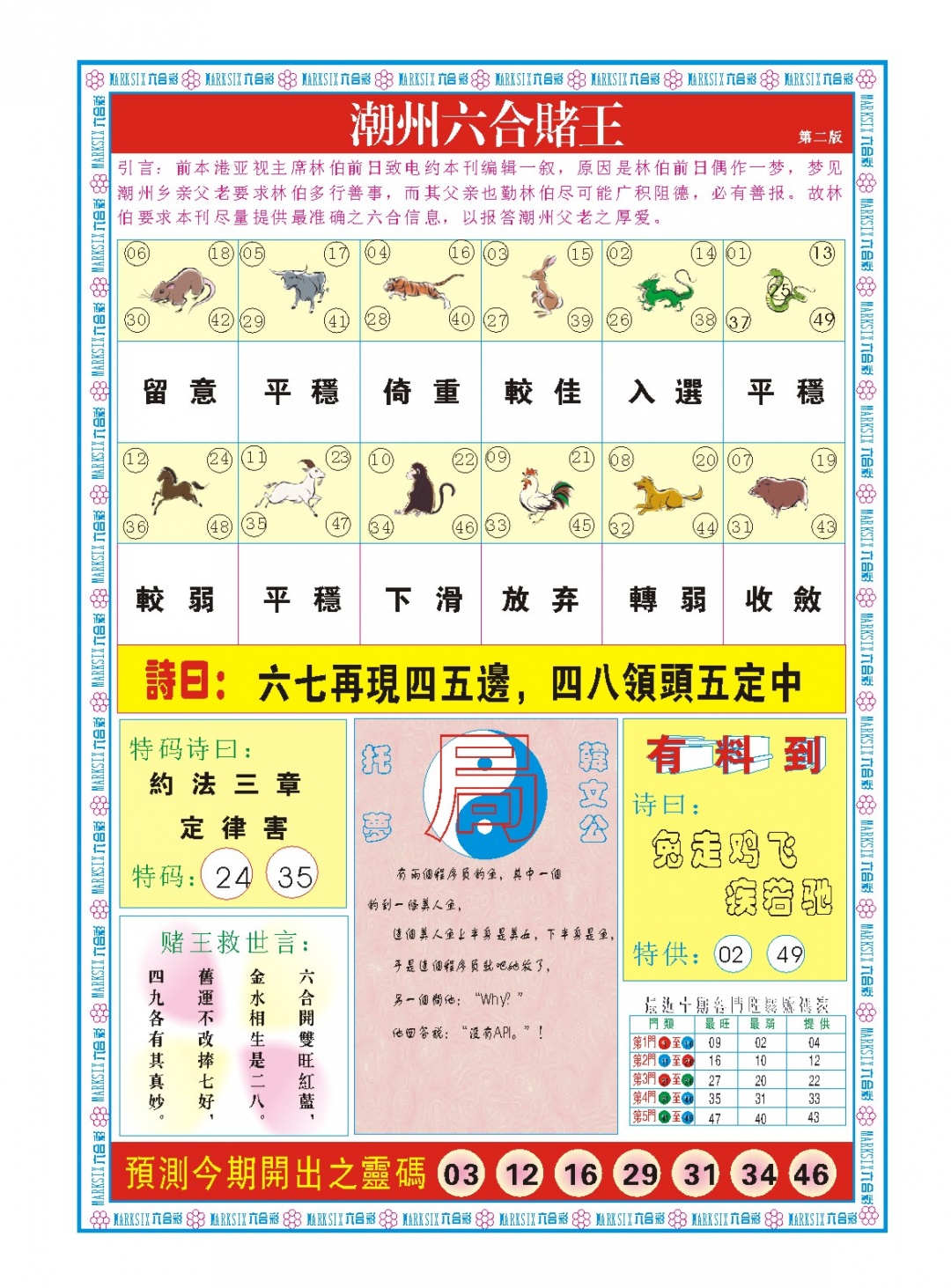 131期潮州六合赌王B[图]