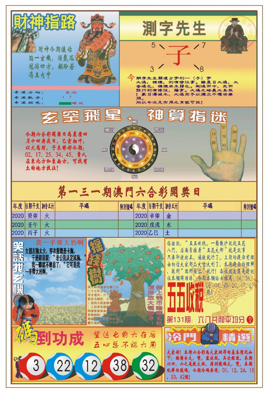 131期(新版)四柱预测B[图]