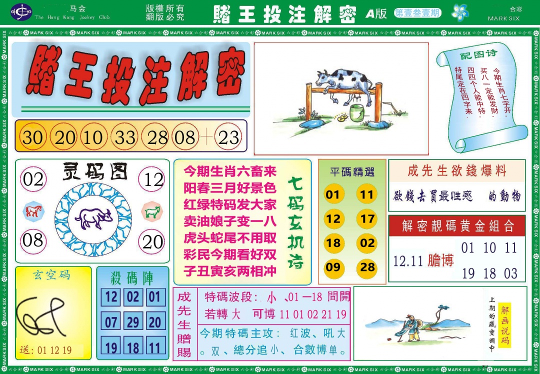 131期赌王投注解密[图]