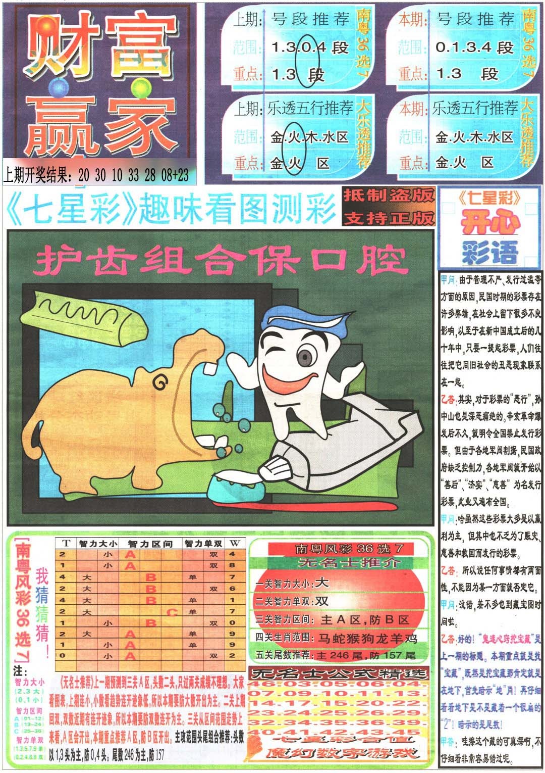 131期财富赢家（七星彩）[图]