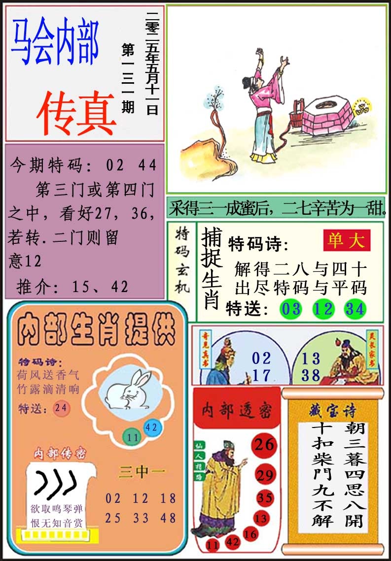 131期马会内部传真[图]