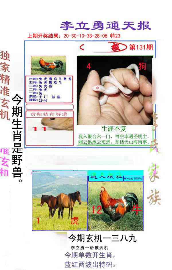 131期李立勇通天报[图]