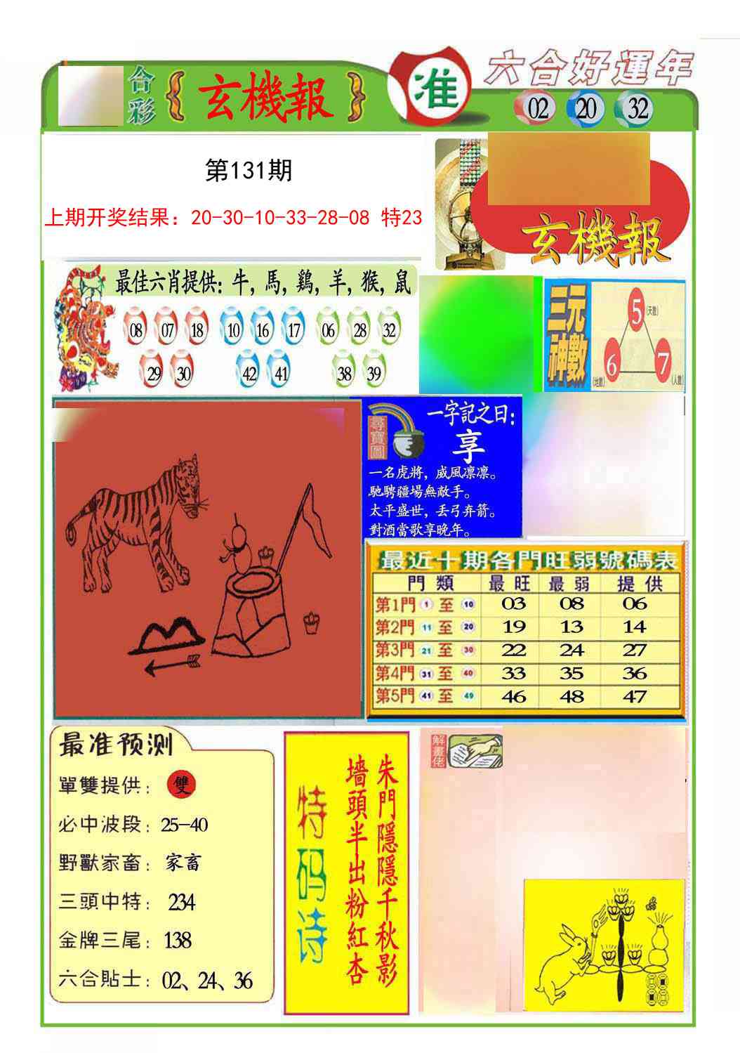 131期九龍玄机报(推荐)[图]