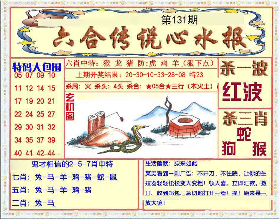 131期六合传说(心水版)[图]