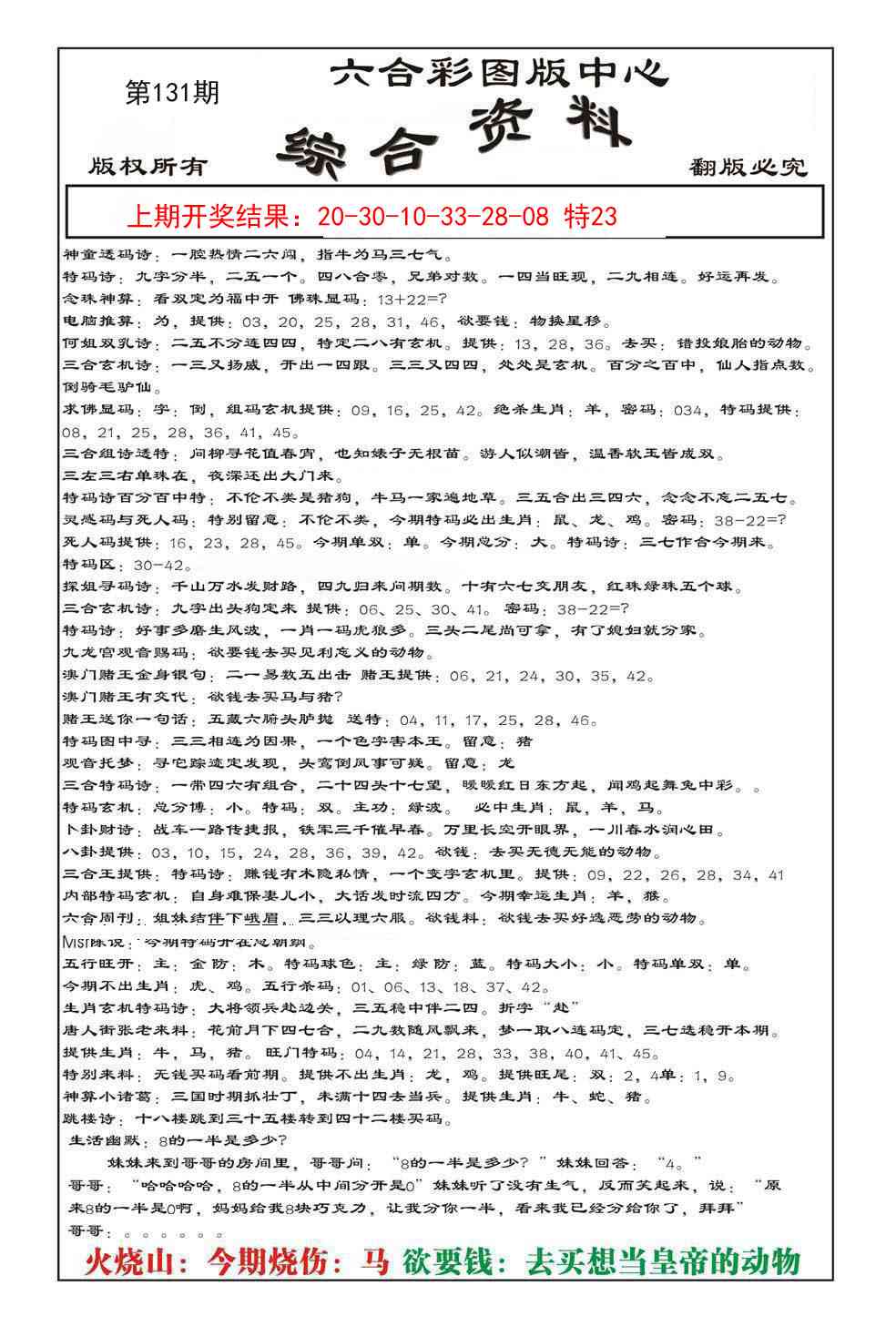 131期内部综合资料[图]