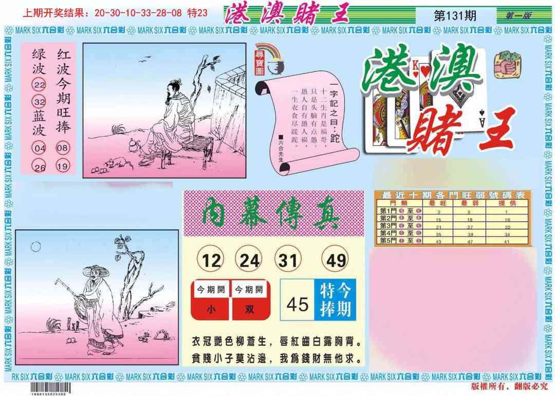 131期港澳赌王A[图]
