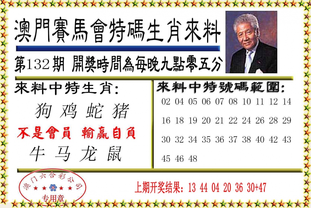 132期特码生肖来料[图]