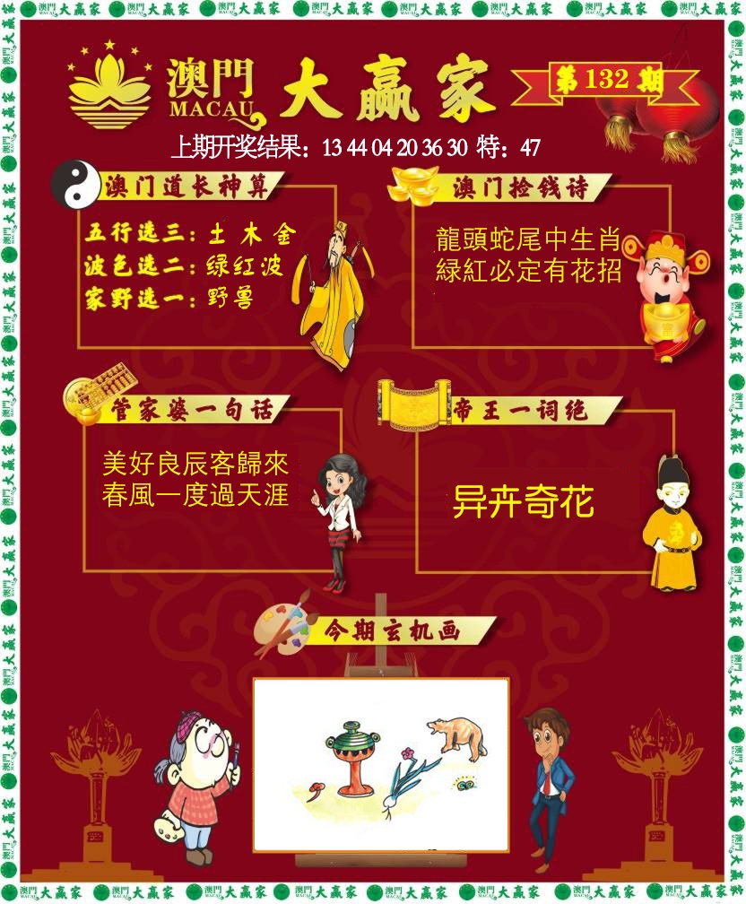 132期大赢家[图]
