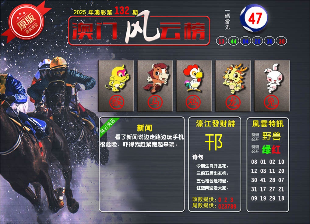 132期澳门风云榜[图]