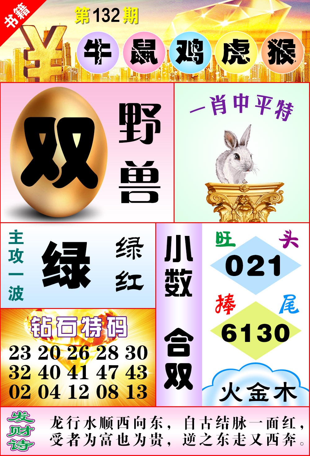 132期澳门金钱豹[图]
