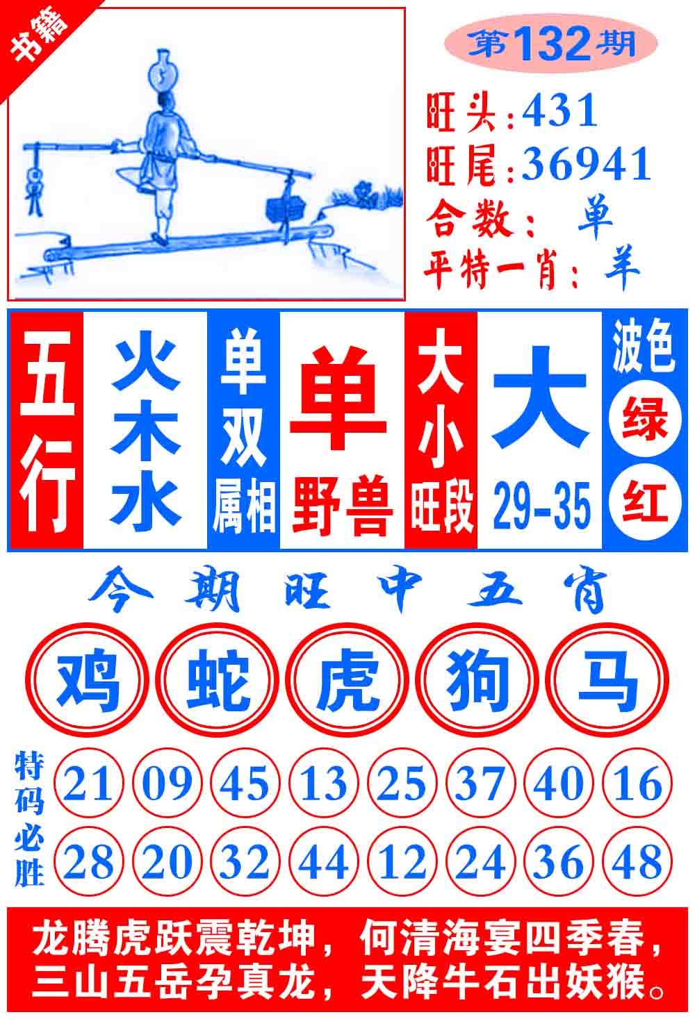 132期澳门全集心水[图]