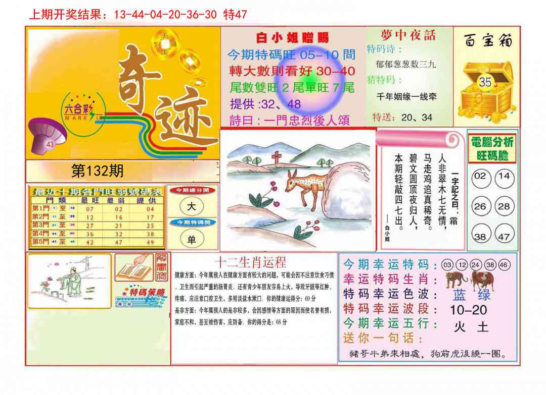 132期九龍奇迹A(推荐)[图]