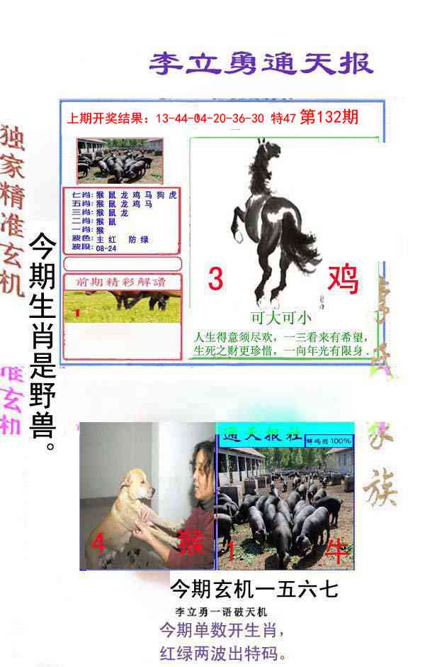 132期李立勇通天报[图]